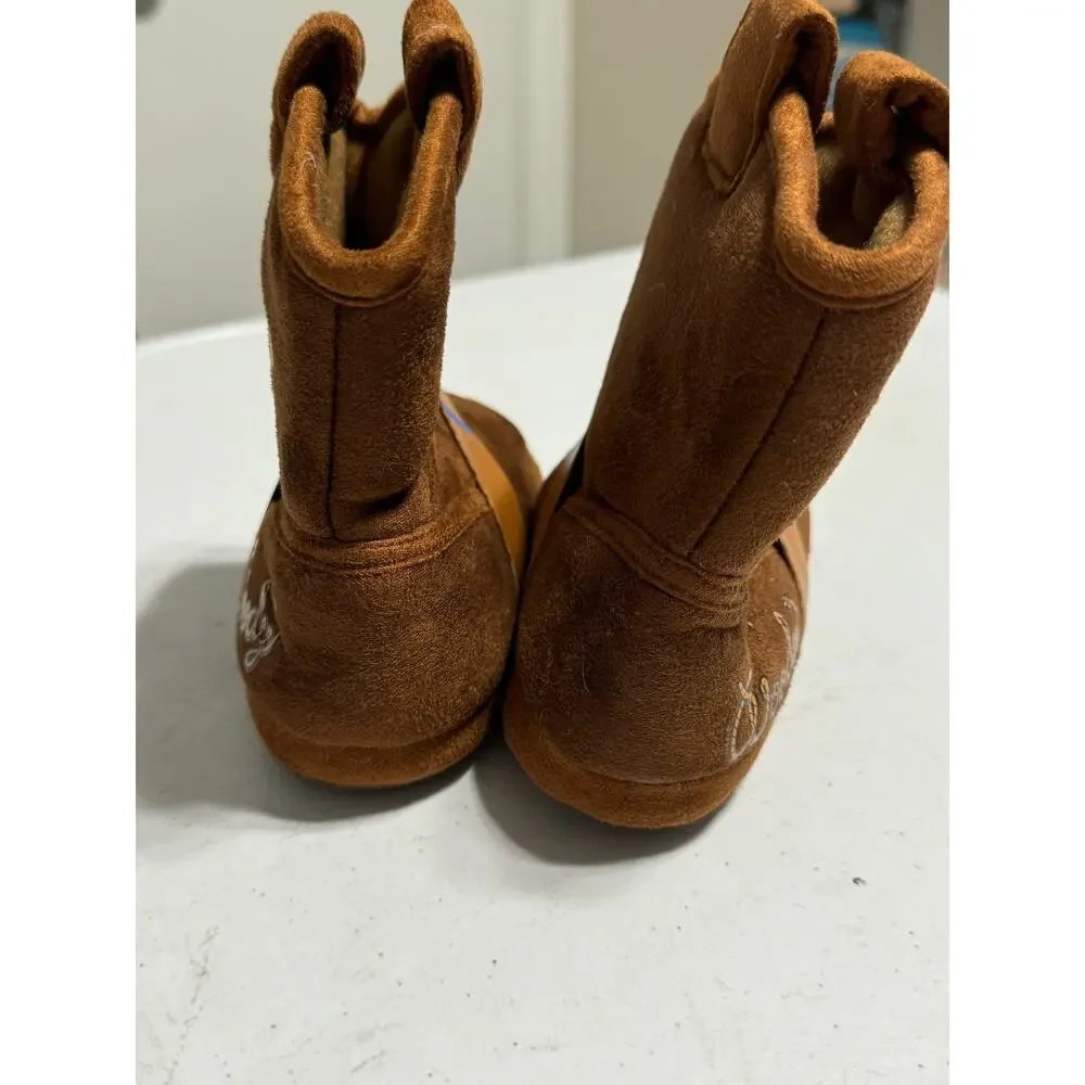 Disney Toy Story Woody Cowboy Boot House Slippers 7-8